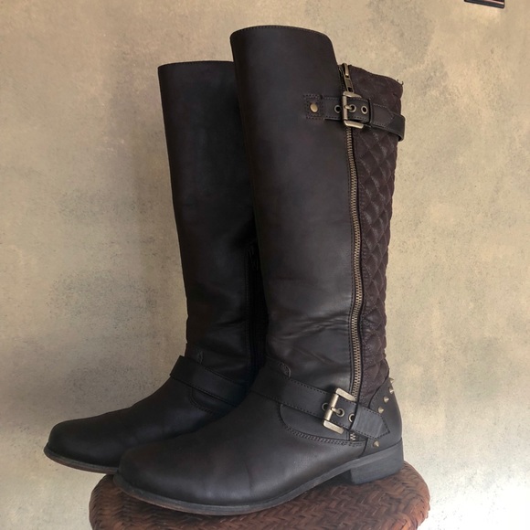 skechers tall quilted boot